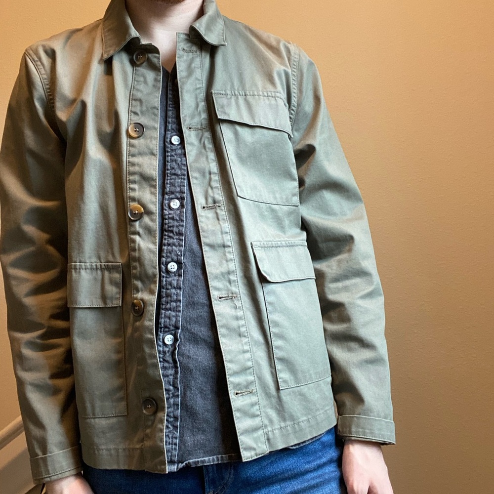 Army Green Utility Jacket From Topman